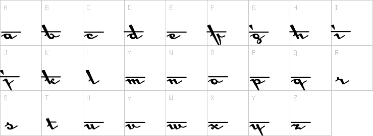 Uppercase characters