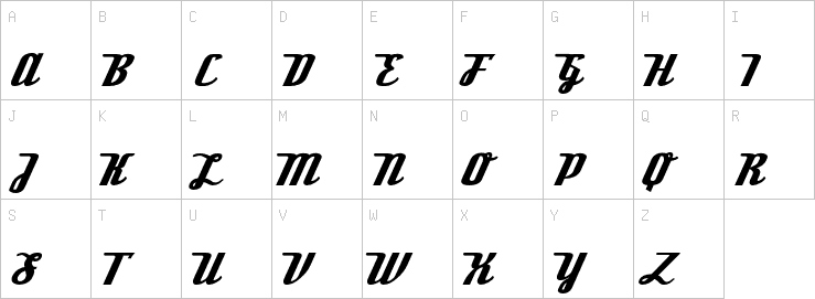 Uppercase characters