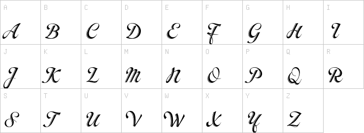Uppercase characters