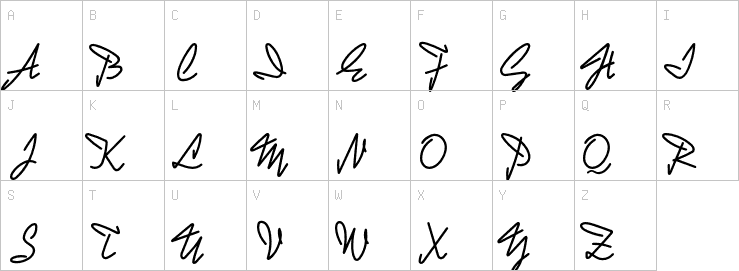Uppercase characters