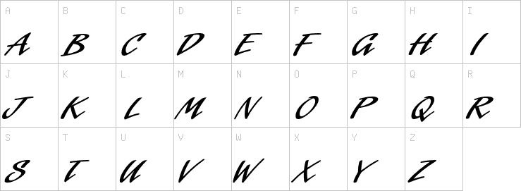 Uppercase characters