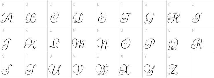 Uppercase characters