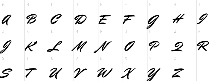 Uppercase characters