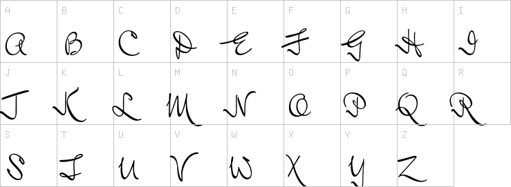 Uppercase characters