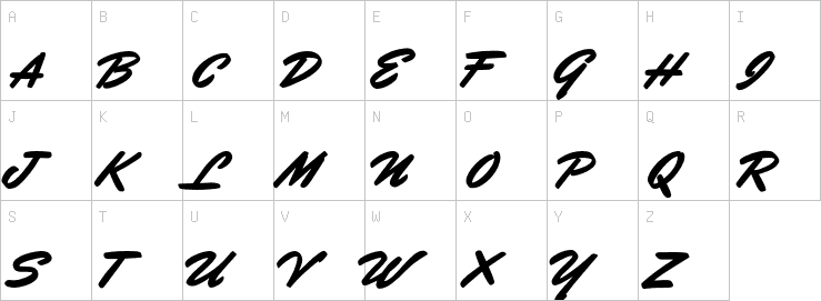 Uppercase characters