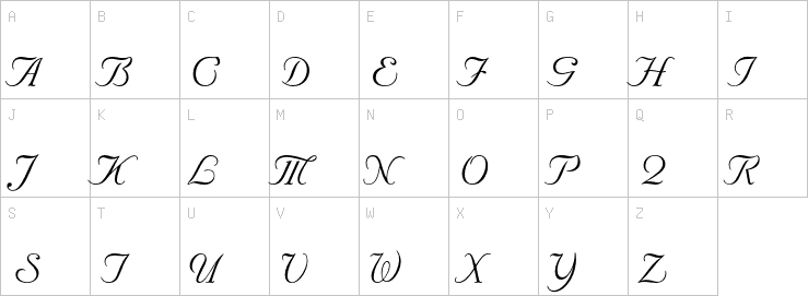 Uppercase characters