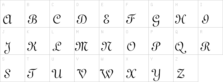 Uppercase characters
