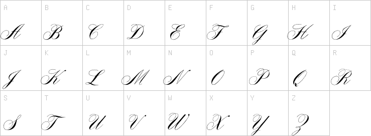 Uppercase characters