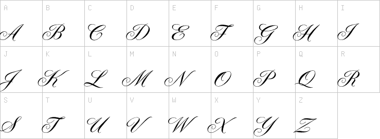 Uppercase characters