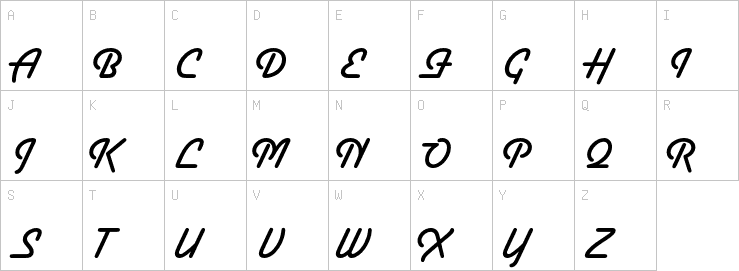 Uppercase characters