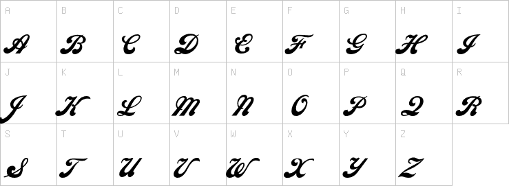 Uppercase characters