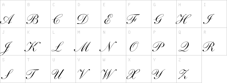 Uppercase characters