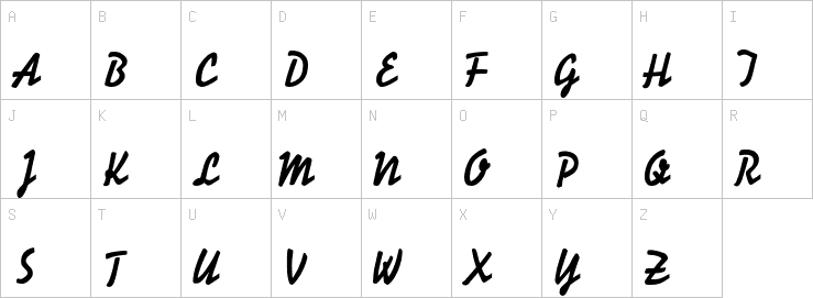 Uppercase characters