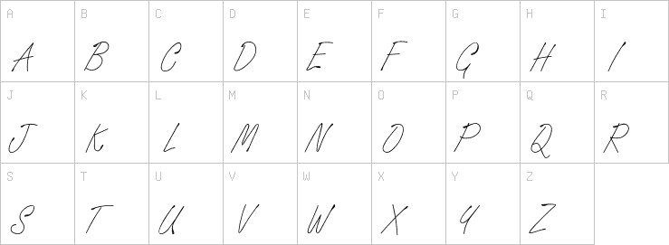 Uppercase characters