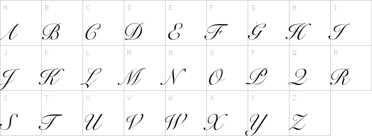 Uppercase characters