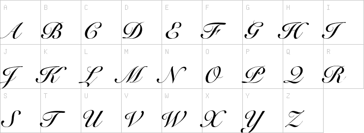 Uppercase characters