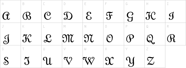 Uppercase characters