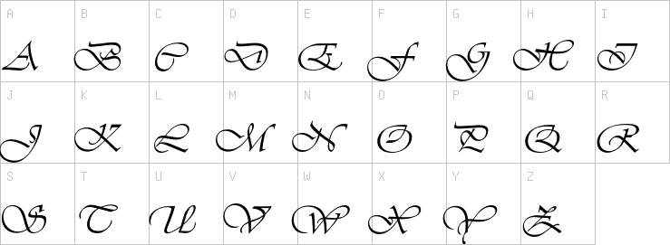 Uppercase characters