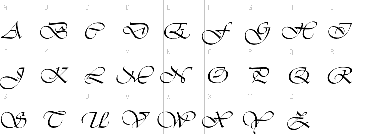 Uppercase characters