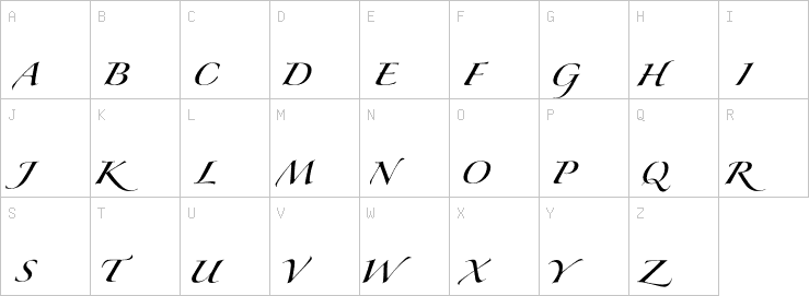Uppercase characters