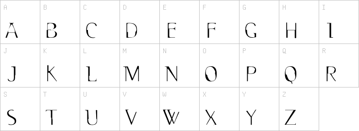 Uppercase characters