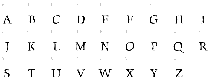 Uppercase characters