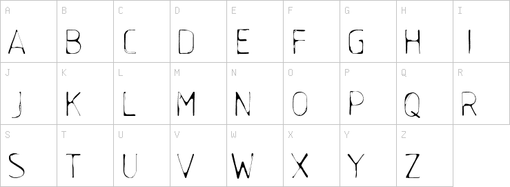 Uppercase characters