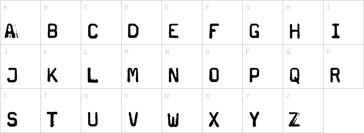 Uppercase characters