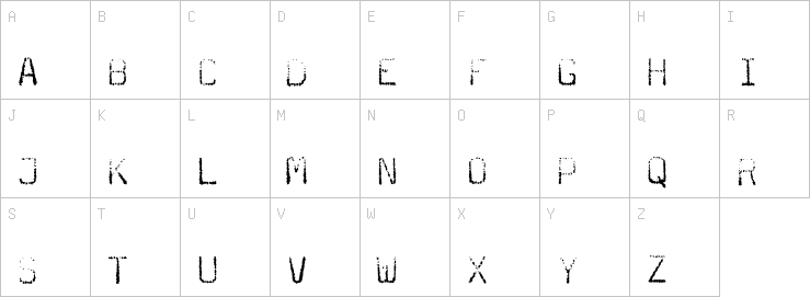 Uppercase characters