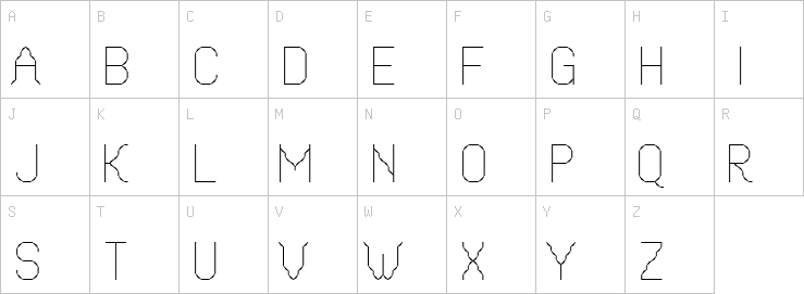 Uppercase characters