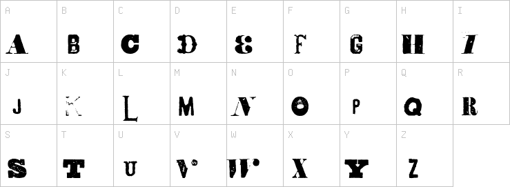 Uppercase characters