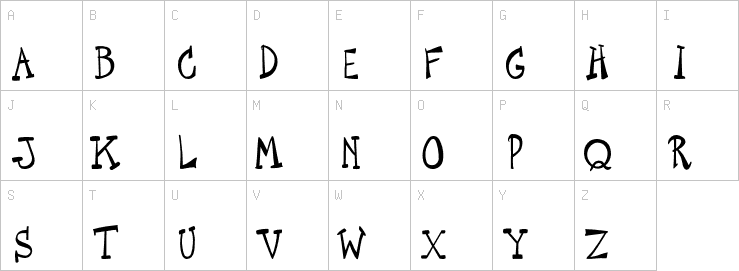 Uppercase characters