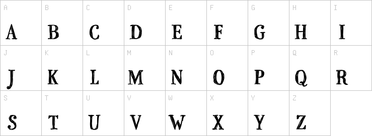 Uppercase characters