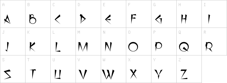 Uppercase characters