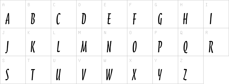Uppercase characters