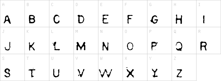 Uppercase characters