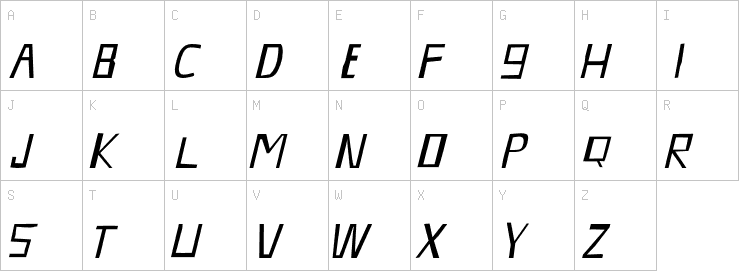 Uppercase characters