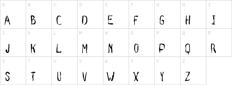 Uppercase characters