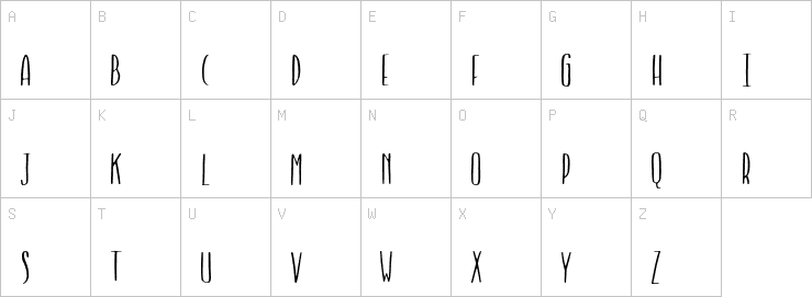 Uppercase characters