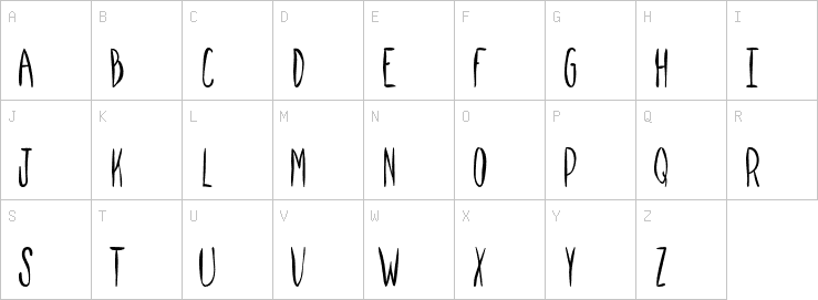 Uppercase characters