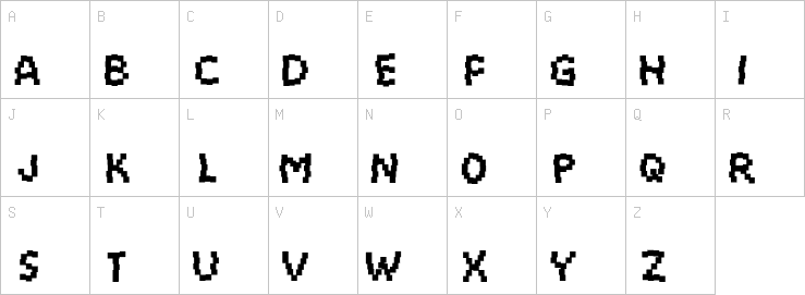 Uppercase characters