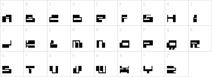 Uppercase characters