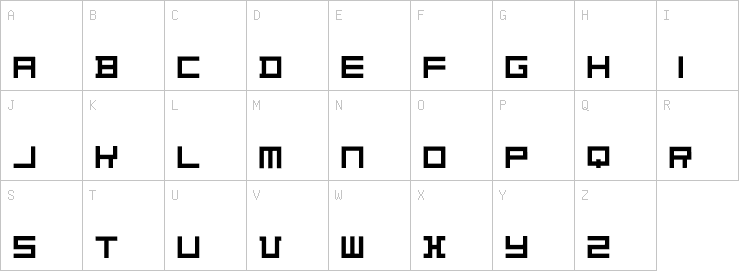 Uppercase characters