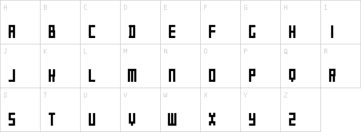 Uppercase characters