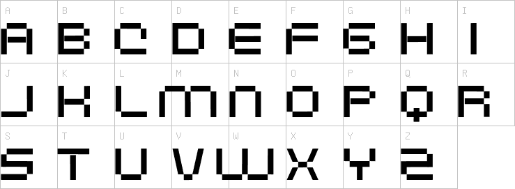 Uppercase characters