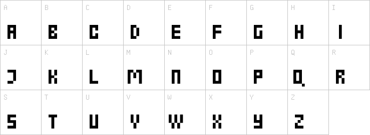 Uppercase characters
