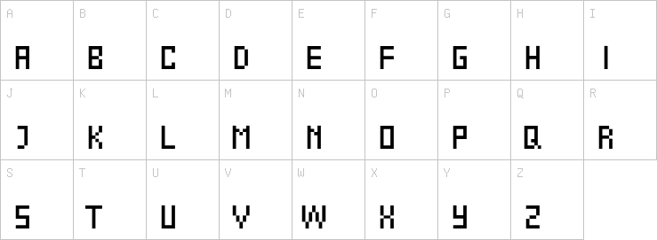 Uppercase characters