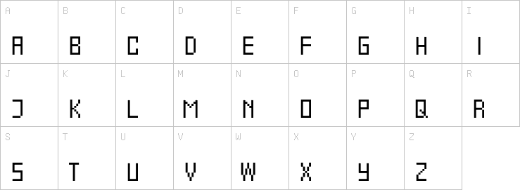Uppercase characters