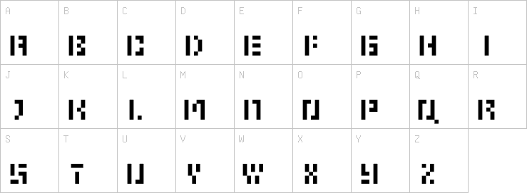 Uppercase characters