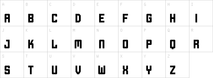 Uppercase characters